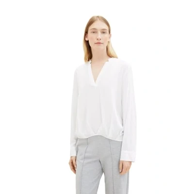 Abbildung von TOM Tailor Bluse, Damen, Größe: 36, Whisper white