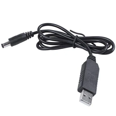 Abbildung von USB DC 5 V auf 12 2,1 mm x 5,5 Modul Konverter Stecker Barrel Stromkabel, 1 m (5 V)