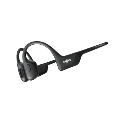 Abbildung von SHOKZ OpenRun Pro Knochenschall Kopfhörer, Open Ear Bluetooth Kopfhörer mit Noise Cancelling Mikrofon, IP55 wasserdichte kabellose Ohrhörer zum Laufen, 10 Std Spielzeit, Sport Stirnband, Schwarz