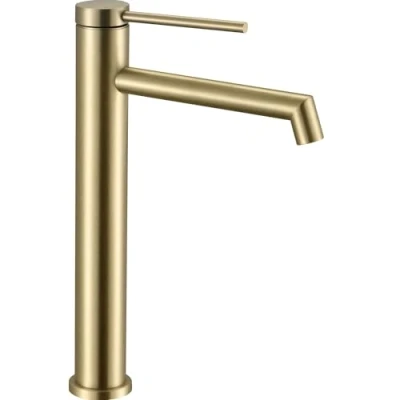 Abbildung von wohnwerk.idee Badarmatur Waschbeckenarmatur Wasserhahn Gold Chrom Schwarz Matt Foss