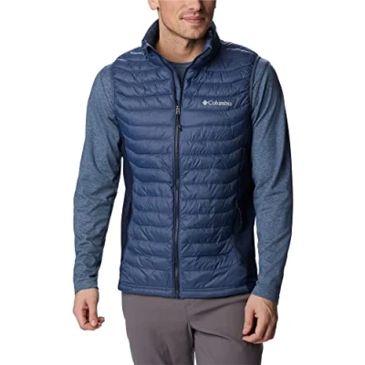 Abbildung von Columbia Herren Steppweste Powder Pass Dark Mountain Collegiate Navy S