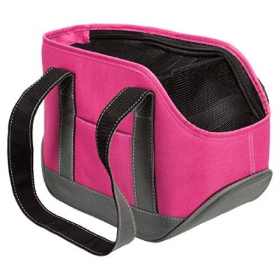 Abbildung von TRIXIE Tiertransporttasche Tasche Alea pink/grau für kleine Hunde