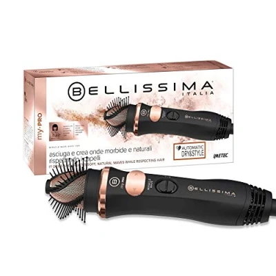 Abbildung von Bellissima My Pro Miracle Wave GH19 1100 Formende Luftbürste, schafft weiche und natürliche Wellen mit Haarschonung, automatische Rotation