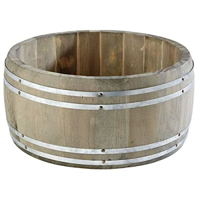 Abbildung von APS COUNTRY STYLE Tischfass, Holztisch Barrel, Landhausstil Ø 17.5 x 8.5 cm
