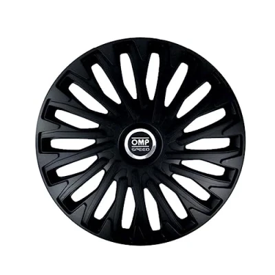 Abbildung von OMP SPEED 4 Radkappen Stinger Schwarz 15 Zoll