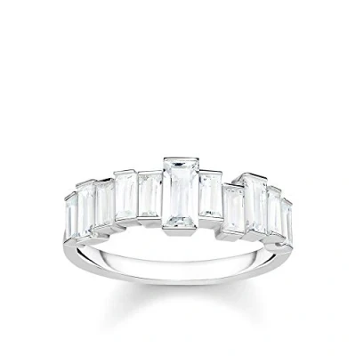 Abbildung von Thomas SABO Ring white/silvercoloured, Damen, Größe: 54, White/silver coloured