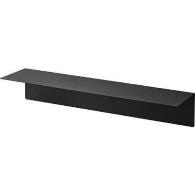 Abbildung von Yamazaki 1930 Tower Wandregal mit Magnetwand (50 cm), schwarz, Stahl/ABS Harz, minimalistisch, 50 x 15,7 9 cm