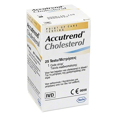 Abbildung von Accutrend Cholesterol Teststreifen 25 St