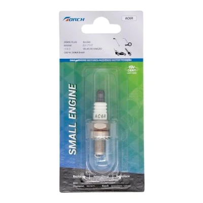 Abbildung von TORCH Zündkerze AC6R Ersetzen für NGK 3365/CMR6H,Ersetzen BOSCH USR7AC, 0 242 035 500, 02420356500, HON DA 31916Z0H003, Stihl FS90 FS100 FS40 FS50 FS56 HL90 HL110 HT100 KM90 BR500