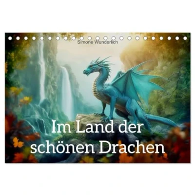 Abbildung von Im Land der schönen Drachen (Tischkalender 2025 DIN A5 quer), CALVENDO Monatskalender