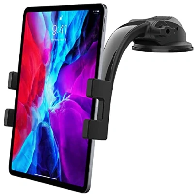 Abbildung von woleyi Autohalterung Tablet Armaturenbrett, &amp; Handyhalter Auto Saugnapf mit Ultra Stabile für iPad Pro 12,9 Air Mini 5 4 3 2, Galaxy Tabs, iPhone mehr 13&quot; Smartphone und