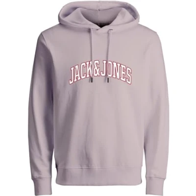 Abbildung von JACK &amp; JONES Men&#039;s JPRBLUBOOSTER Sweat Hood JAN23 Kapuzenpullover, Hushed Violet, L