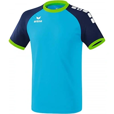 Abbildung von Erima Unisex Kinder ZENARI 3.0 Trikot, Curacao/New Navy/Green Gecko, 152