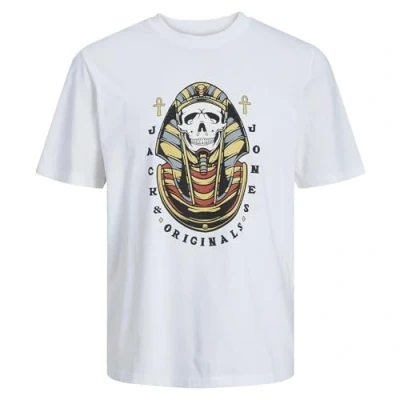 Abbildung von JACK &amp; JONES Jungen Jorheavens Tee Ss Crew Neck Jnr T Shirt, Bright White, 128