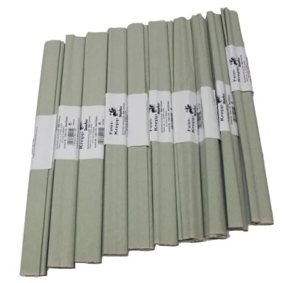 Abbildung von 10 x Staufen Feinkrepp Papier 32g/qm 50cmx250cm im Polybeutel achatgra