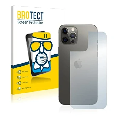 Abbildung von BROTECT Entspiegelungs Schutzglas für Apple iPhone 12 Pro Max (Rückseite) Schutz Folie Panzerfolie Glas Matt [Extrem Kratzfest 9H, Anti Reflex]