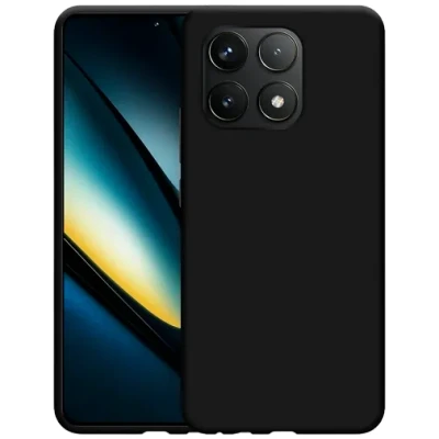 Abbildung von Just in Case TPU Back Cover Schwarz Poco F6 Pro