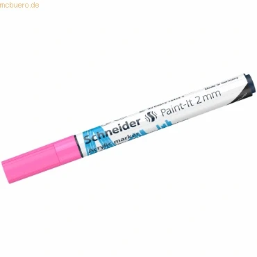 Abbildung von Schneider Acrylmarker Paint It 310 2mm pink