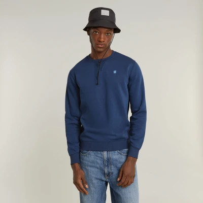 Abbildung von G STAR Premium CORE Sweatshirt, Herren, Größe: Small, Sea blue