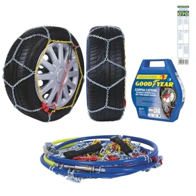 Abbildung von Goodyear 77905: &quot;G9&quot; Schneeketten, 9 mm, Größe 70, Zertifizierung TUV und ÖNORM