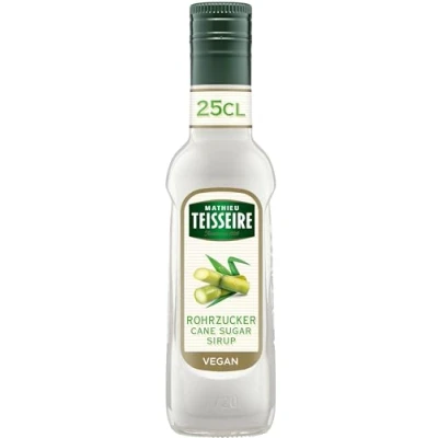 Abbildung von Mathieu Teisseire Rohrzucker Sirup, für Getränke, Erfrischungsgetränke, Cocktails, Kaffee und Desserts, Flasche 25 cl