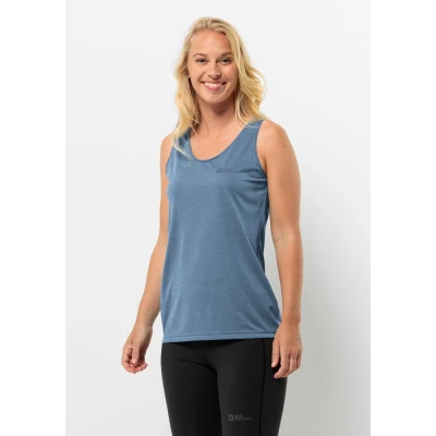 Abbildung von Jack Wolfskin Crosstrail Top, Damen, Größe: Medium, Elemental blue
