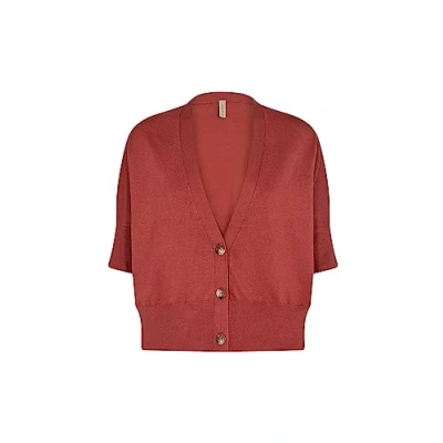 Abbildung von Soyaconcept Women&#039;s SC Dollie 712 Damen Strickjacke, Rot, Medium
