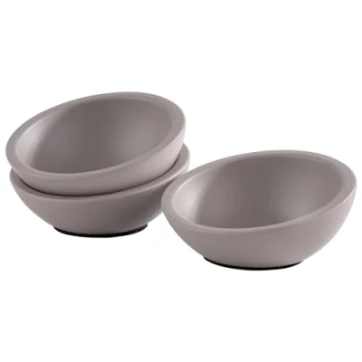 Abbildung von APS 30003 Schale ELEMENT, 3er Set, Beton, Ø 10 cm, Höhe 4,5 möbelschonende Unterseite