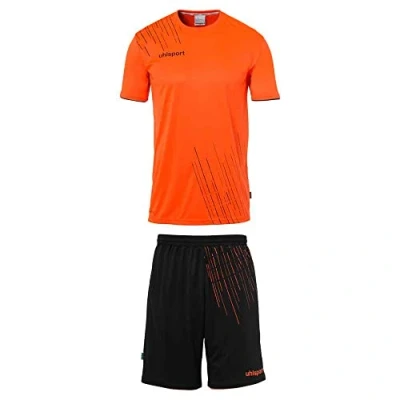 Abbildung von uhlsport Score 26 Fußball Trikot Set Trikotsatz Komplettes bestehend aus Trainings T Shirt und Kurze Hose 10 Varianten verfügbar für Erwachsene Kinder, 164