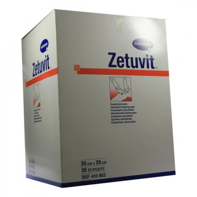 Abbildung von Zetuvit Saugkompressen unsteril 20x20 cm