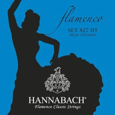 Abbildung von Hannabach Klassikgitarrensaiten Flamenco Serie 827 High Tension Satz Made in Germany 827HT