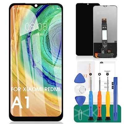 Abbildung von für Xiaomi Redmi A1 Bildschirm Ersatz A1+ LCD Display A2 Touchscreen A2+ Digitizer Montage Reparaturteile Kits (Schwarz)