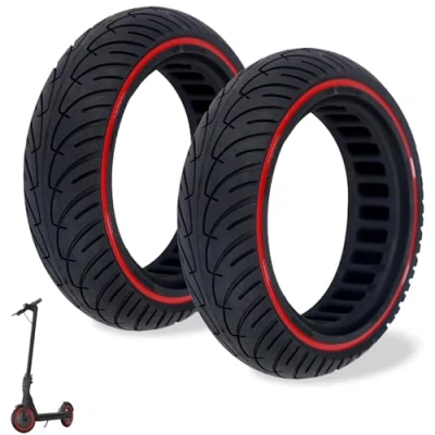 Abbildung von 8.5 Zoll Ersatzreifen Reifen Scooter, Elektro Roller Solid Reifen, 8 1/2 x2 Vollgummi, Tubeless für Xiaomi M365 Vollgummireifen, 2 Stück