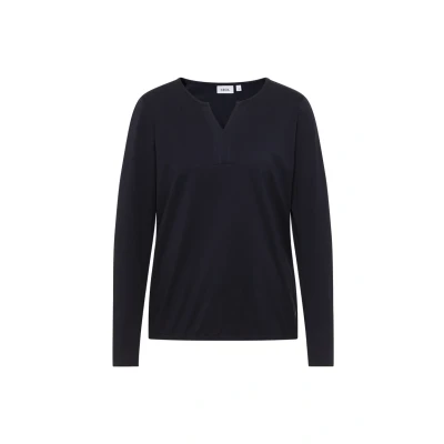 Abbildung von CECIL Damen 3227648 Shirt im Tunika Look, urban Dark Blue, XS
