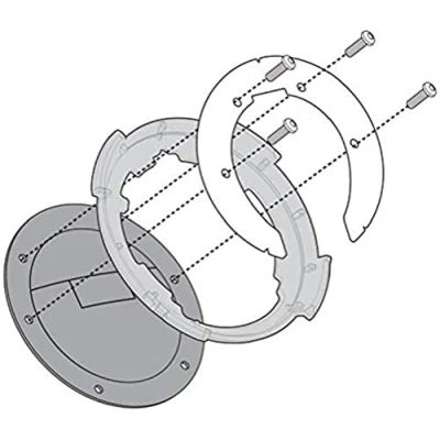 Abbildung von Tankbefestigung TANKLOCK Tankrucksäcke