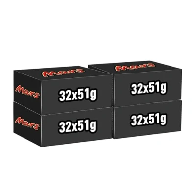 Abbildung von Mars Schokoriegel, mit Karamell, Nougat und Vollmilchschokolade, 128 Packungen x 51g