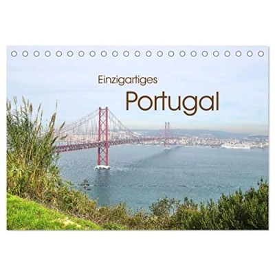 Abbildung von Einzigartiges Portugal (Tischkalender 2025 DIN A5 quer), CALVENDO Monatskalender