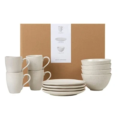 Abbildung von Broste Copenhagen NORDIC VANILLA Frühstücksset 12tlg