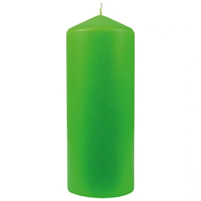 Abbildung von HS Candle Wachskerzen Stumpenkerzen Ø8cm x 20cm (viele Farben) Lange Brenndauer Hergestellt in EU Kerzen Blockkerzen Wachs Stumpen