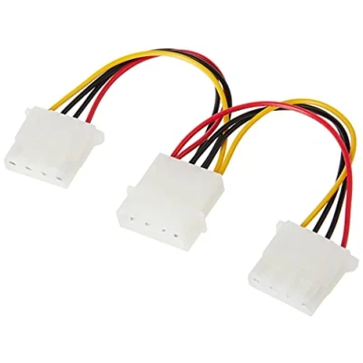 Abbildung von C2G 15cm 5. 25 LP4 mannlichen Molex to 2 x weibliche Kabel Splitter/Extender, Y 1 Foot