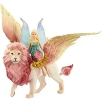 Abbildung von Schleich® Spielfigur BAYALA®, Elfe auf geflügeltem Löwe (70714)