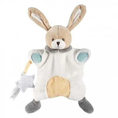Abbildung von Chicco 00010106000000 Häschen Handpuppe Doudou, Mehrfarbig