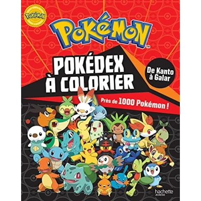 Abbildung von Pokémon Pokédex de Kanto à Galar colorier: Galar. Près 1000 !