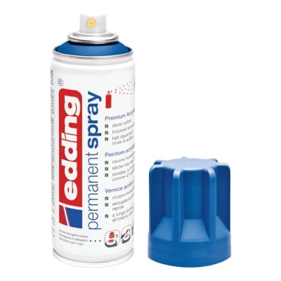 Abbildung von e 5200 permanent Spray enzian blau. RAL5010 DE/FR/IT
