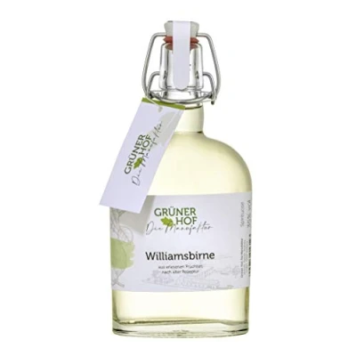 Abbildung von Grüner Hof Die Manufaktur Williams Birne Spirituose, 35% vol 0,35 Liter
