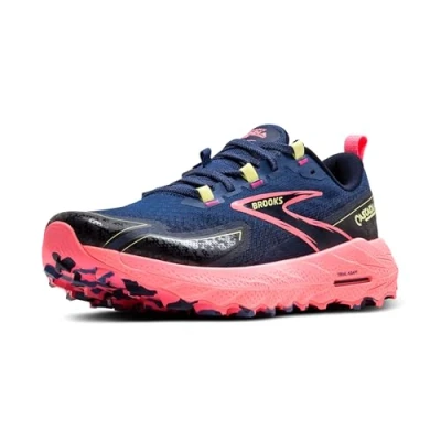 Abbildung von Brooks Cascadia 18 Laufschuh Trail, Damen, Größe: 37.5, Grey blue pink sunny lime Schuhe