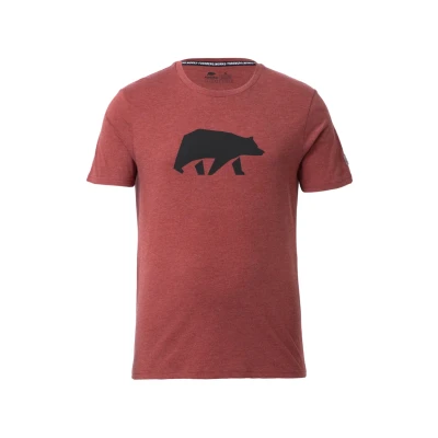 Abbildung von Forsberg MIT Brust Tshirt print, Herren, Größe: Medium, Bordeaux