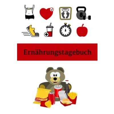 Abbildung von Ernährungstagebuch: Tagebuch zum Erfassen deiner Mahlzeiten und Kalorien tracken deines Gewichts