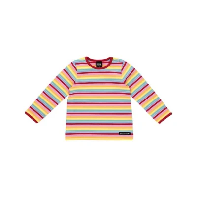 Abbildung von Villervalla Stripes Langarmshirt für Kinder, Größe: 116, Rosa