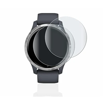 Abbildung von BROTECT Full Cover Schutzfolie Matt für Garmin Venu (43 mm) (2 Stück) Screen Displayschutz Folie, 3D Curved, Anti Reflex